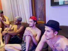 Group sex party turns into wild anal orgy