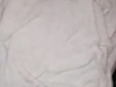 Towel cumshot slowmo