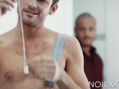 Hard bodied Max Adonis taught how to consume Jasons fine body and throbbing dick