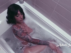 Bf Joins Pretty Femboy's Tub for Joy