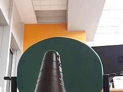 Next anal insertion with the  75mm conic plug during session 031.  20220311.