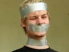 BDSM chained boy is , dominated cute twinks