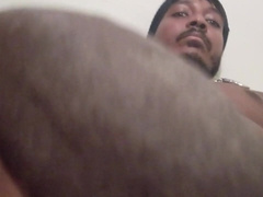 Enormous black sausage steaming Gigantic