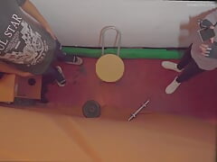 Gym changing room xx Cumshot