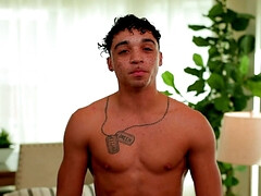 Three dudes are deepthroating and banging on the bed