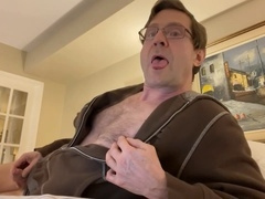 Showing off, gay audience, gay hairy