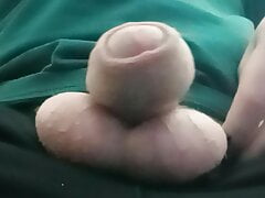 Student teases new subscribers with his balls and sweet cock