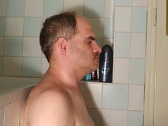 Throatfucking step-father in the shower till he nearly toss up HD
