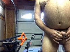 father finishes off on web cam