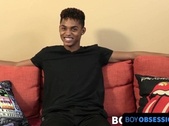 BoyObsession.com - Deven Lions shoots a gigantic jizz geyser after an mighty dialogue solo