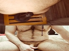 Moaning masturbation, messy boy, moaning bottom