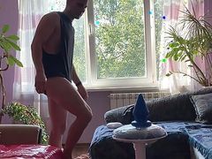 tight jeans, window and Topped toy Grips 134, 144