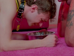Domination with Izan Loren fucking Puppy Davey