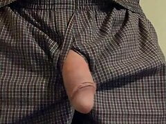 Older straight guy tasked into wearing son in laws sweaty gym gear