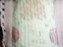 wank with borrowed niece's panties