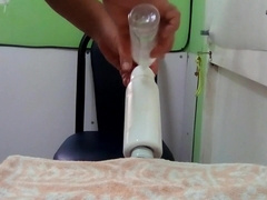 I have a rock hard time getting that white fucktoy in