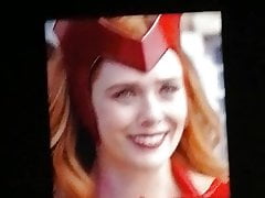 Elizabeth olsen cum tribute 1