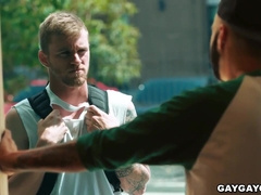 Homeless Ryan kissed Romeo passionately who helped him