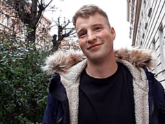 Sexy dude takes a facial after intense fucking