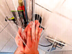 Gay cumshots, big cock cumming, 60 fps