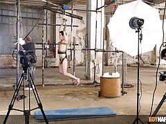 Kinky Sean Taylor deep throats and dildo fucks Casper Ellis