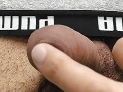 Wet uncut dick