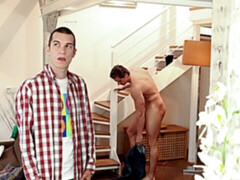 Fucked-up gay anal video with Alex and Caleb Moreton