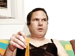 2nd time cum into condom