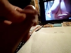 Curved small thick penis tribute jacking off to Mrs3ok