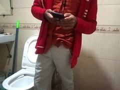 Young couple, bathroom, youthfull