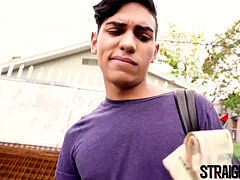 heterosexual latino twink barebacked outdoor in paid to fag point of view