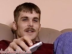 Sexy amateur jock whips out his big cock for hot wanking