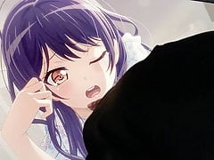 Bang dream Futaba Tsukushi Kiss