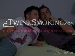 Chainsmoker Austin Reid gives a deep pounding into the ass of handsome Dustin Fitch