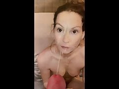 Big cumtribute for cute girl
