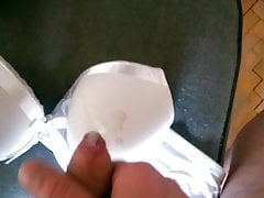 cum satin bra