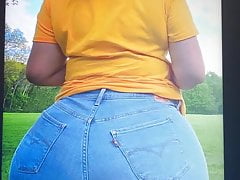 Nut Booty Hot Big Ass Latina Jeans Cum Tribute 2