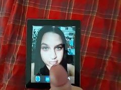 Cum tribute on my face