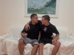 Young boy comes home from college and gets his buddy's hard-on protection-free-for-all