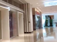 Shopping naked in the mall