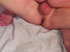 Cock riding bareback anal