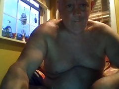 grandpa cum on webcam