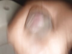 Cum shot with hand job