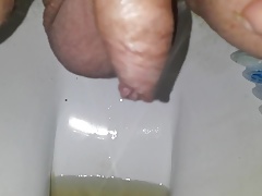 Small cock pee