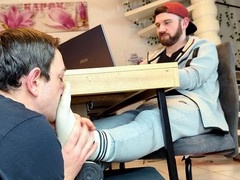 Feet Worship and Blowjob Scene