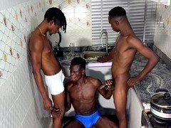 Nigerian, bbc cum swallow, gay twink
