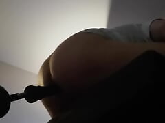 Asshole Fucked First Time by Fucking Machine