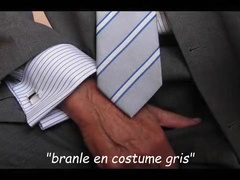 BRANLE COSTUME CRAVATE BLEUE(433)