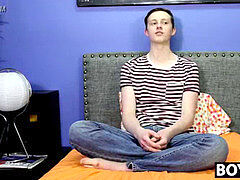 toy smashing thru his own hole after the interview