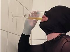 trying to drink my own piss